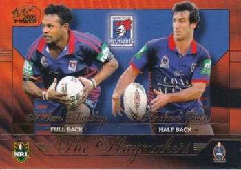 2005 Select Power - Playmakers #PM7 Milton Thaiday / Andrew Johns Front